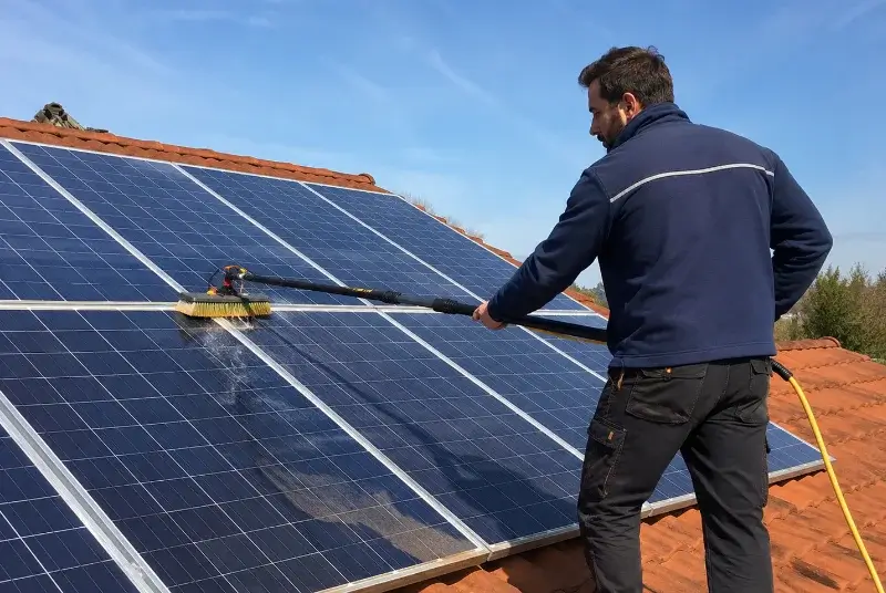 Nettoyage et entretien de panneaux solaires à Berlaimont